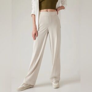 Athleta Brooklyn Heights High Rise Wide Trouser EUC Size 0
